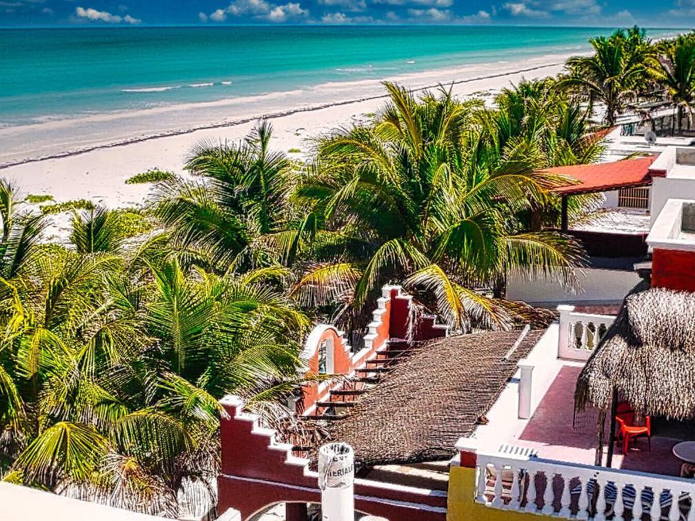Beachfront Casa Maya Lodge El Cuyo Zewnętrze zdjęcie