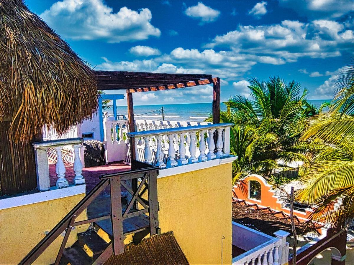 Beachfront Casa Maya Lodge El Cuyo Zewnętrze zdjęcie